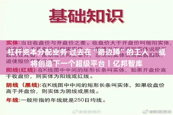 杠杆资本分配业务 过去在“路边蹲”的工人 ，或将创造下一个超级平台丨亿邦智库